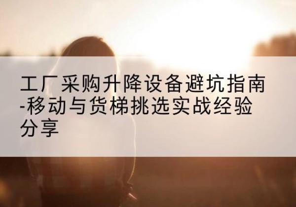 松阳移动式升降机怎么选-工厂采购升降设备避坑指南-移动与货梯挑选实战经验分享