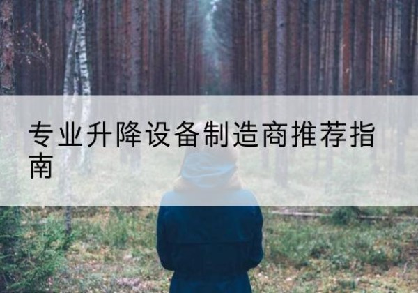 松阳电动剪叉升降平台厂家-专业升降设备制造商推荐指南
